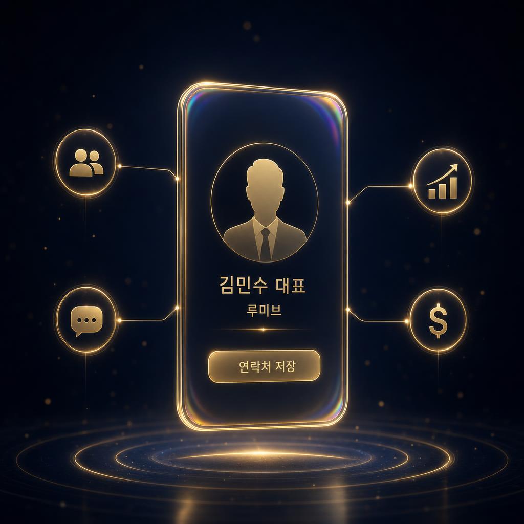 루미브 AI 디지털 비즈니스 프로필 카드